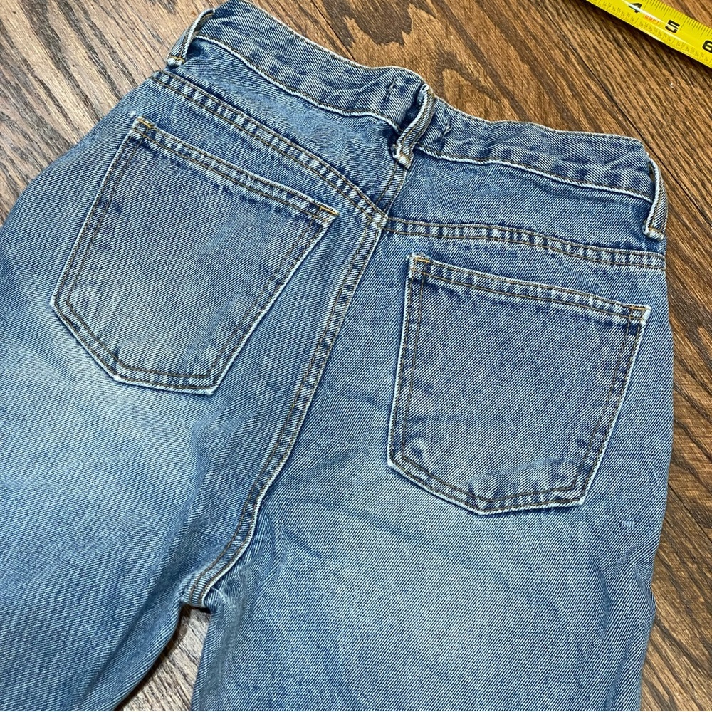 High Rise Strait Leg No Stretch Denim - Picture 3 of 3
